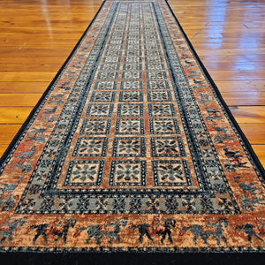 100% wool rug Kashqai 4301 500 size 67 x 275 cm Belgium