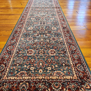 100% wool rug Kashqai 4362 400 cm  size 67 x 275 cm Belgium
