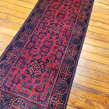 Load image into Gallery viewer, Hand knotted wool rug 47876 size 478 x 76 cm Afghanistan