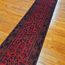 Load image into Gallery viewer, Hand knotted wool rug 47876 size 478 x 76 cm Afghanistan