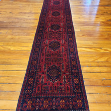Load image into Gallery viewer, Hand knotted wool rug 49179 size 491 x 79 cm Afghanistan
