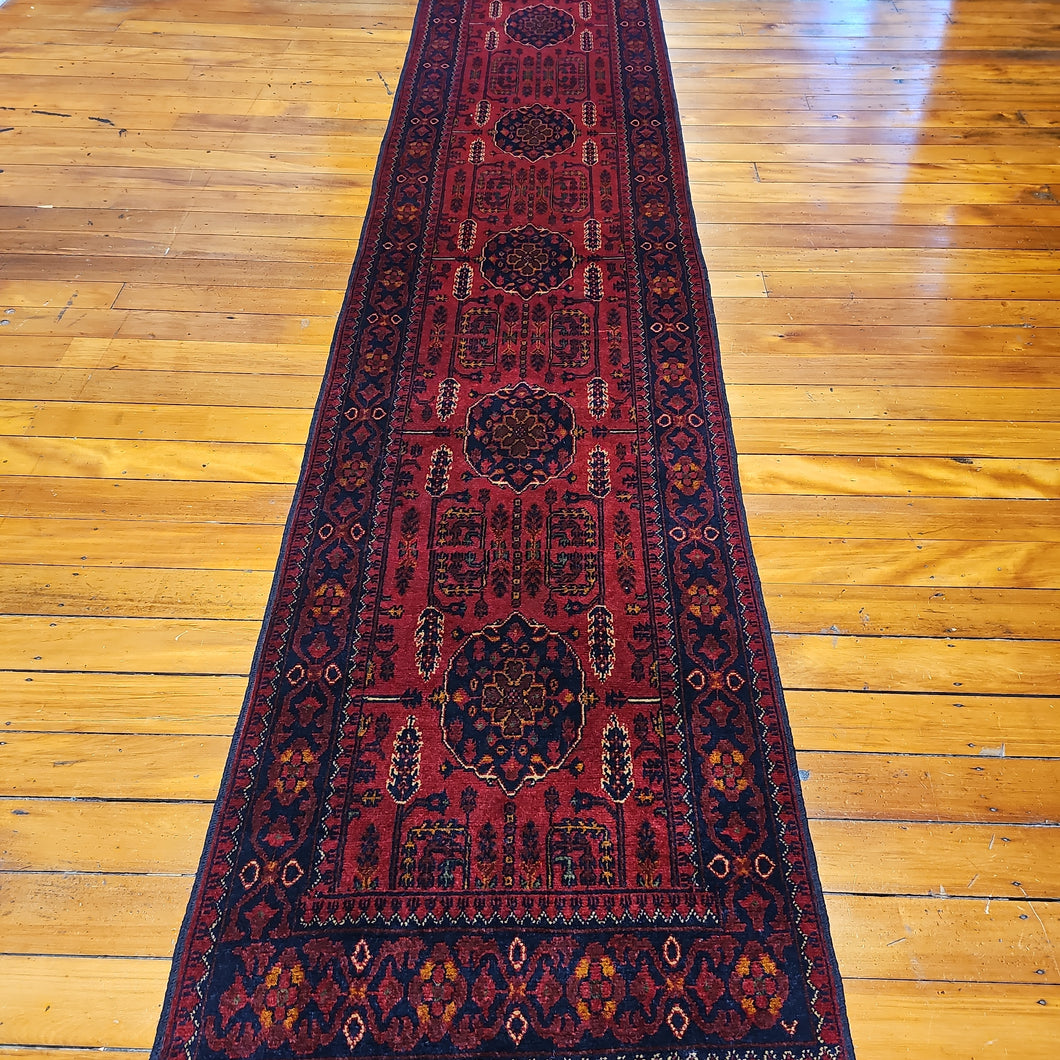 Hand knotted wool rug 49179 size 491 x 79 cm Afghanistan