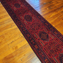 Load image into Gallery viewer, Hand knotted wool rug 49179 size 491 x 79 cm Afghanistan