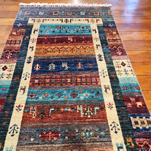 Load image into Gallery viewer, Hand knotted wool rug 25878 size 258 x 78 cm Afghanistan