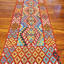 Load image into Gallery viewer, Hand knotted wool rug 24285 size 242 x 85 cm Afghanistan