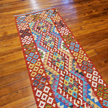 Load image into Gallery viewer, Hand knotted wool rug 24285 size 242 x 85 cm Afghanistan