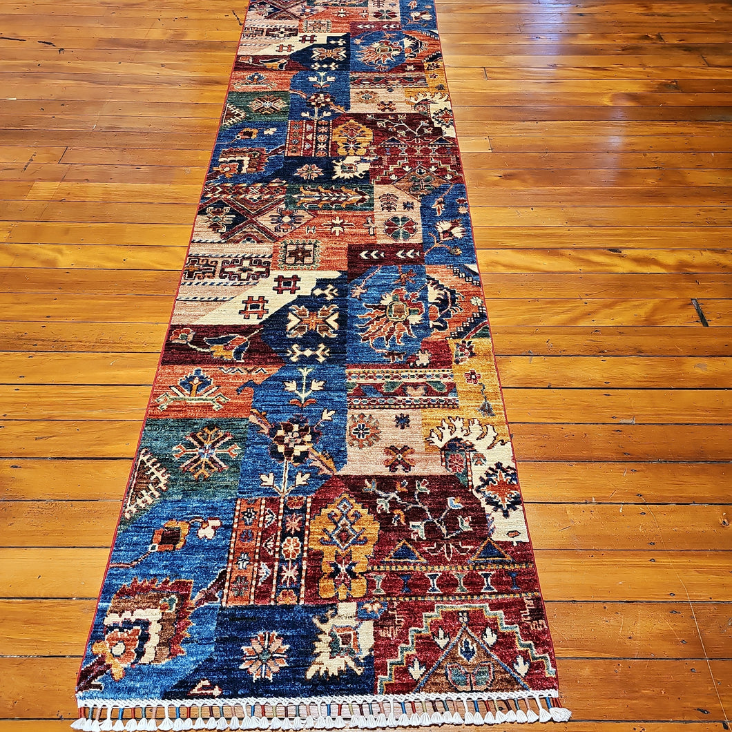 Wool handmade patchwork hall runner