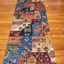 Load image into Gallery viewer, Wool handmade patchwork hall runner