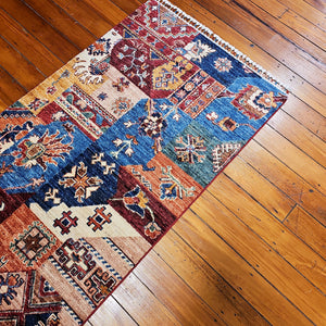 Wool handmade patchwork hall runner