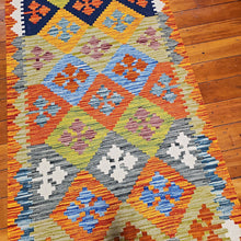 Load image into Gallery viewer, Hand knotted wool rug 29380 size 293 x 80 cm Afghanistan