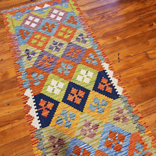 Load image into Gallery viewer, Hand knotted wool rug 29380 size 293 x 80 cm Afghanistan