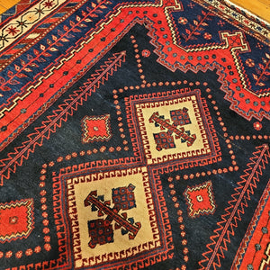 Hand knotted wool rug 227168 size 227 x 168 cm