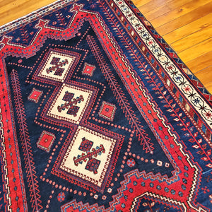 Hand knotted wool rug 227168 size 227 x 168 cm