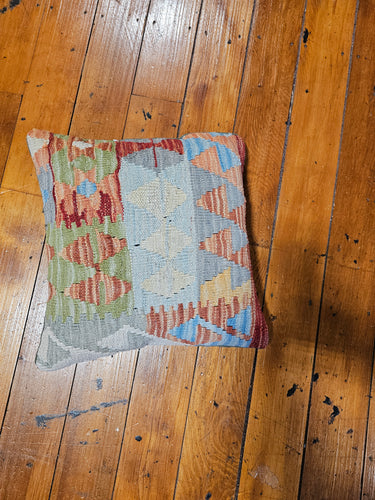 Hand knotted wool Cushion cover 3838I size 38 X 38 cm Afghanistan