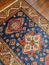 Load image into Gallery viewer, Hand knotted wool rug 13299 size 132 x 99 cm Kazakhstan