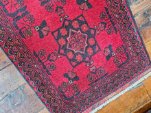 Load image into Gallery viewer, Hand knotted wool rug 10254 size 102 x 54 cm
