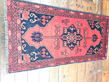 Load image into Gallery viewer, Hand knotted wool rug 10048 size 100 x 48 cm
