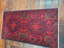 Load image into Gallery viewer, Hand knotted wool rug 10456 size 104 x 56 cm
