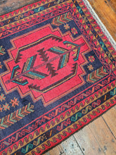 Load image into Gallery viewer, Hand knotted wool rug 14183 size 141 x 83 cm