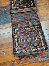 Load image into Gallery viewer, Hand knotted wool saddle bag no: 1525 size 137 x 51 cm approx