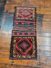 Load image into Gallery viewer, Hand knotted wool saddle bag no:  2899 size 114 x 50 cm
