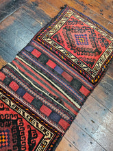 Load image into Gallery viewer, Hand knotted wool saddle bag no:  2899 size 114 x 50 cm