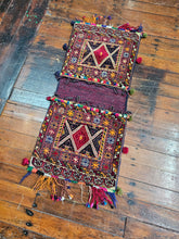 Load image into Gallery viewer, Hand knotted wool saddle bag no: 202 size 104 x 50 cm approx