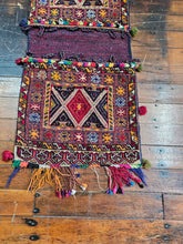 Load image into Gallery viewer, Hand knotted wool saddle bag no: 202 size 104 x 50 cm approx