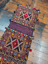 Load image into Gallery viewer, Hand knotted wool saddle bag no: 202 size 104 x 50 cm approx