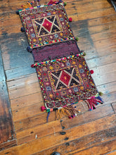 Load image into Gallery viewer, Hand knotted wool saddle bag no: 202 size 104 x 50 cm approx