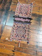 Load image into Gallery viewer, Hand knotted wool saddle bag no: 214 size 107 x 50 cm approx