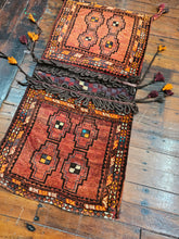Load image into Gallery viewer, Hand knotted wool  saddle bag no: 1168 size 132 x 62 cm approx