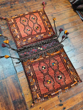 Load image into Gallery viewer, Hand knotted wool  saddle bag no: 1168 size 132 x 62 cm approx