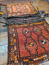 Load image into Gallery viewer, Hand knotted wool  saddle bag no: 1168 size 132 x 62 cm approx