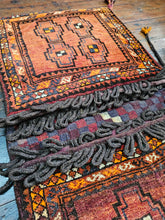 Load image into Gallery viewer, Hand knotted wool  saddle bag no: 1168 size 132 x 62 cm approx