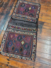 Load image into Gallery viewer, Hand knotted wool saddle bag no : 1285 size 155 x 71 cm approx