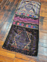Load image into Gallery viewer, Hand knotted wool saddle bag no: 1260 size 176 x 75 cm