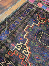 Load image into Gallery viewer, Hand knotted wool saddle bag no: 1260 size 176 x 75 cm