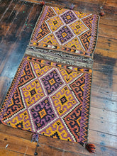 Load image into Gallery viewer, Hand knotted wool saddle bag no : 3702 size 144 x 71 cm approx