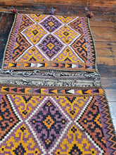 Load image into Gallery viewer, Hand knotted wool saddle bag no : 3702 size 144 x 71 cm approx