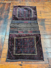 Load image into Gallery viewer, Hand knotted wool saddle bag no: 3704 size 144 x 65 cm apperox