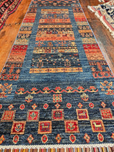 Load image into Gallery viewer, Hand knotted wool rug 20877 size 208 x 77 cm