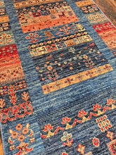 Load image into Gallery viewer, Hand knotted wool rug 20877 size 208 x 77 cm