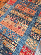 Load image into Gallery viewer, Hand knotted wool rug 20877 size 208 x 77 cm