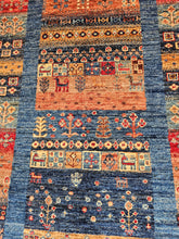 Load image into Gallery viewer, Hand knotted wool rug 20877A size 208 x 77 cm