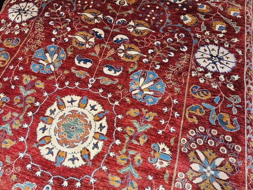 Hand knotted wool rug 302212  size 302 x 212 cm