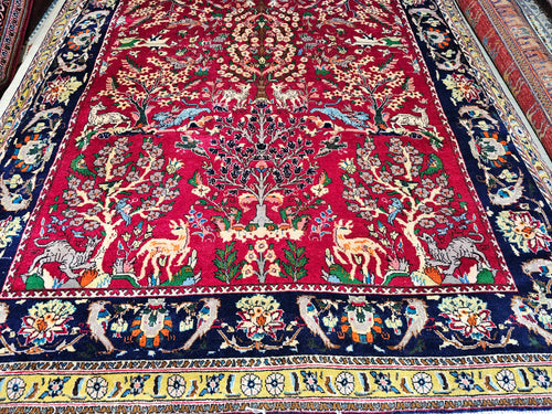 Hand knotted wool rug 296201 size 296 x 201 cm