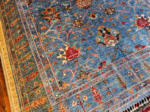 Hand knotted wool rug 244182 size  242 x 179 cm