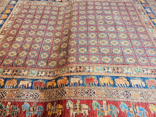 Hand knotted wool rug 360279 size 360 x 279 cm