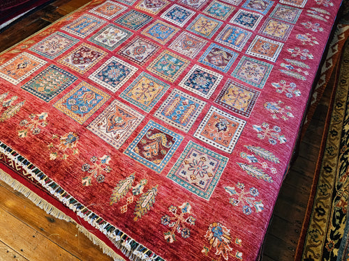 Hand knotted wool rug 248178 size 248 x 178 cm